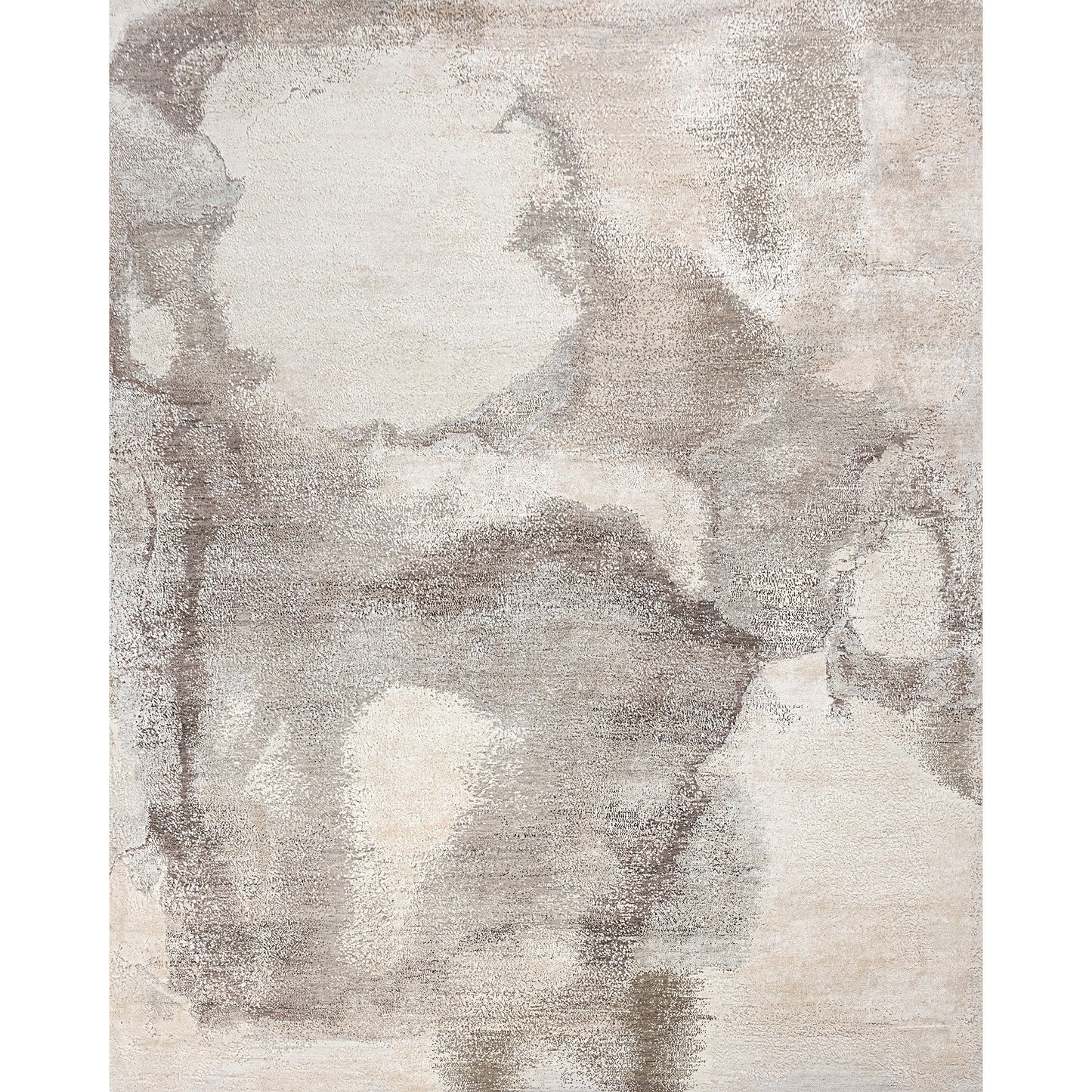 CANVAS ART W/ SILK J2066 BEIGE / TAUPE