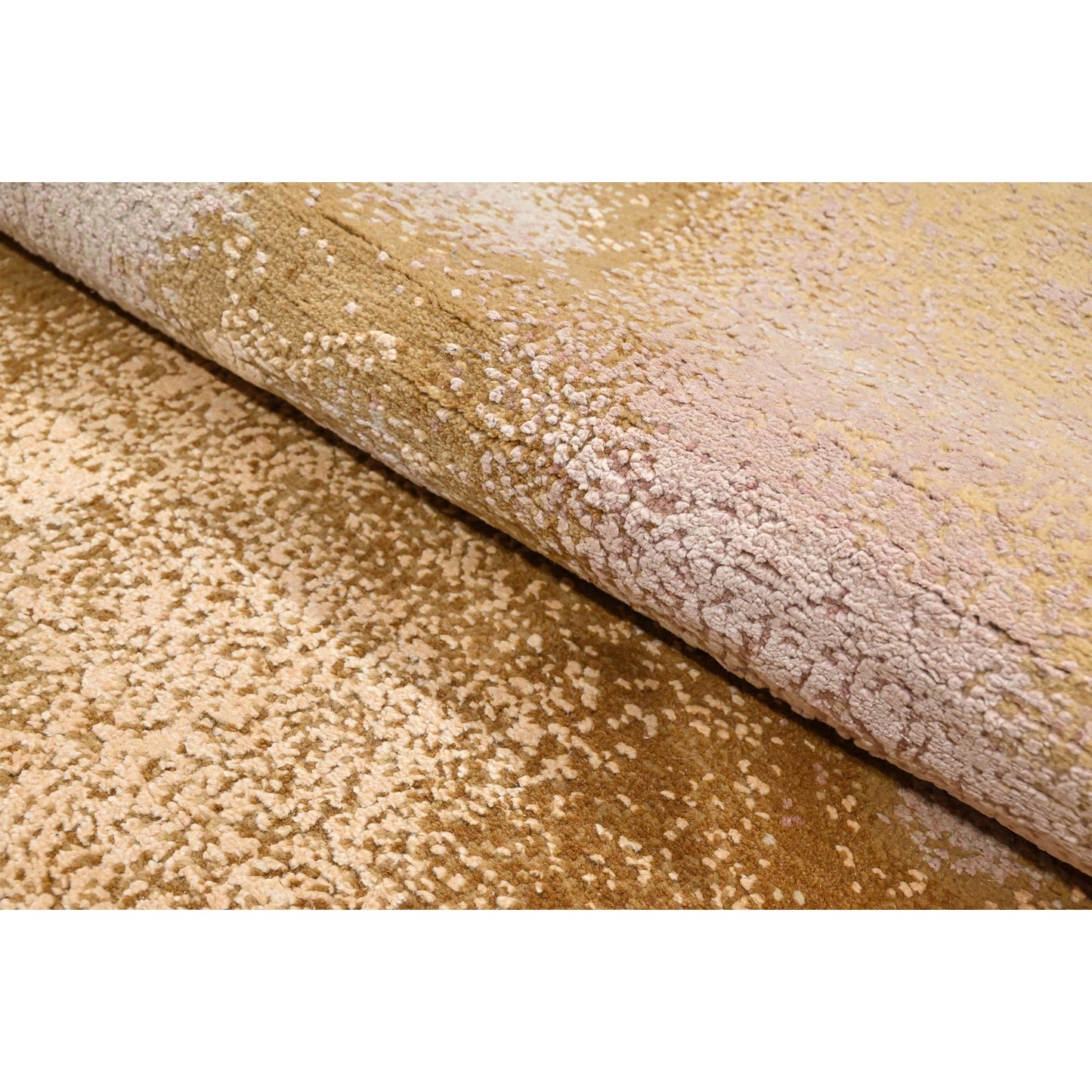 CANVAS ART W/ SILK J2066 PINK / GOLD
