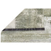 CANVAS ART W/ SILK J2067 BEIGE / LIGHT GREEN
