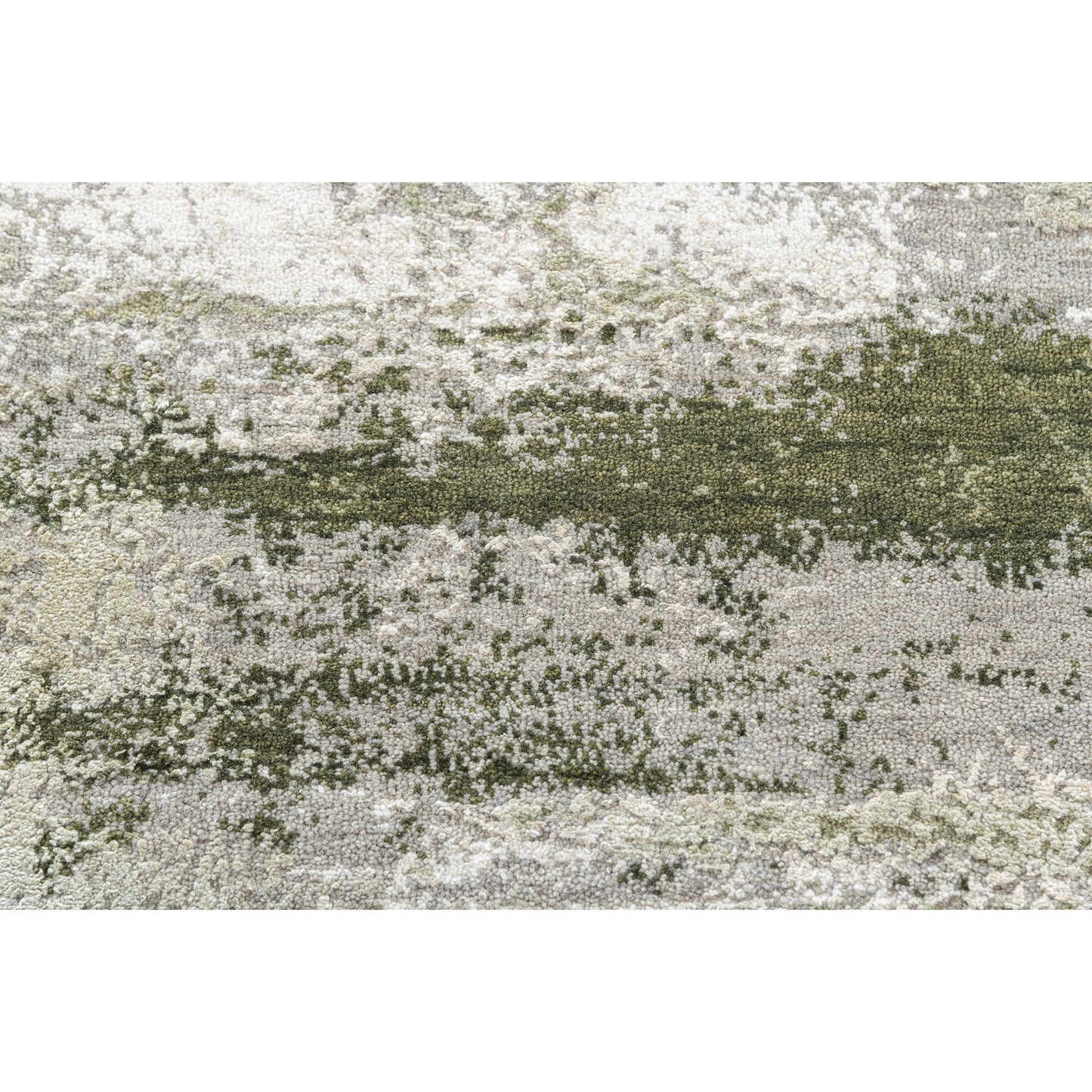 CANVAS ART W/ SILK J2067 BEIGE / LIGHT GREEN