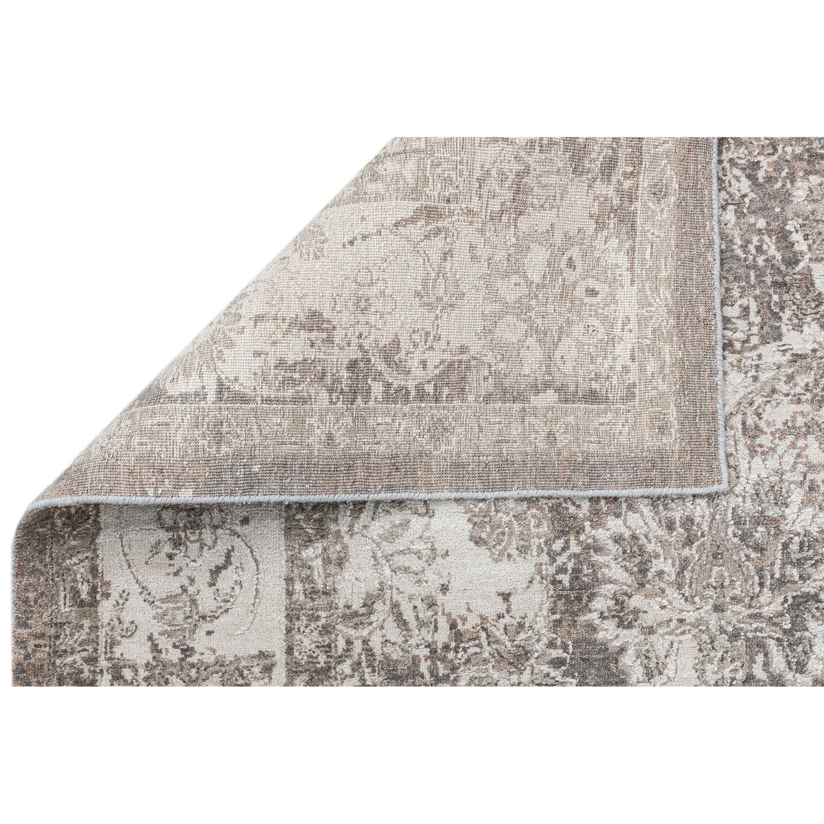CANVAS ART W/ SILK J7001 TAUPE / IVORY