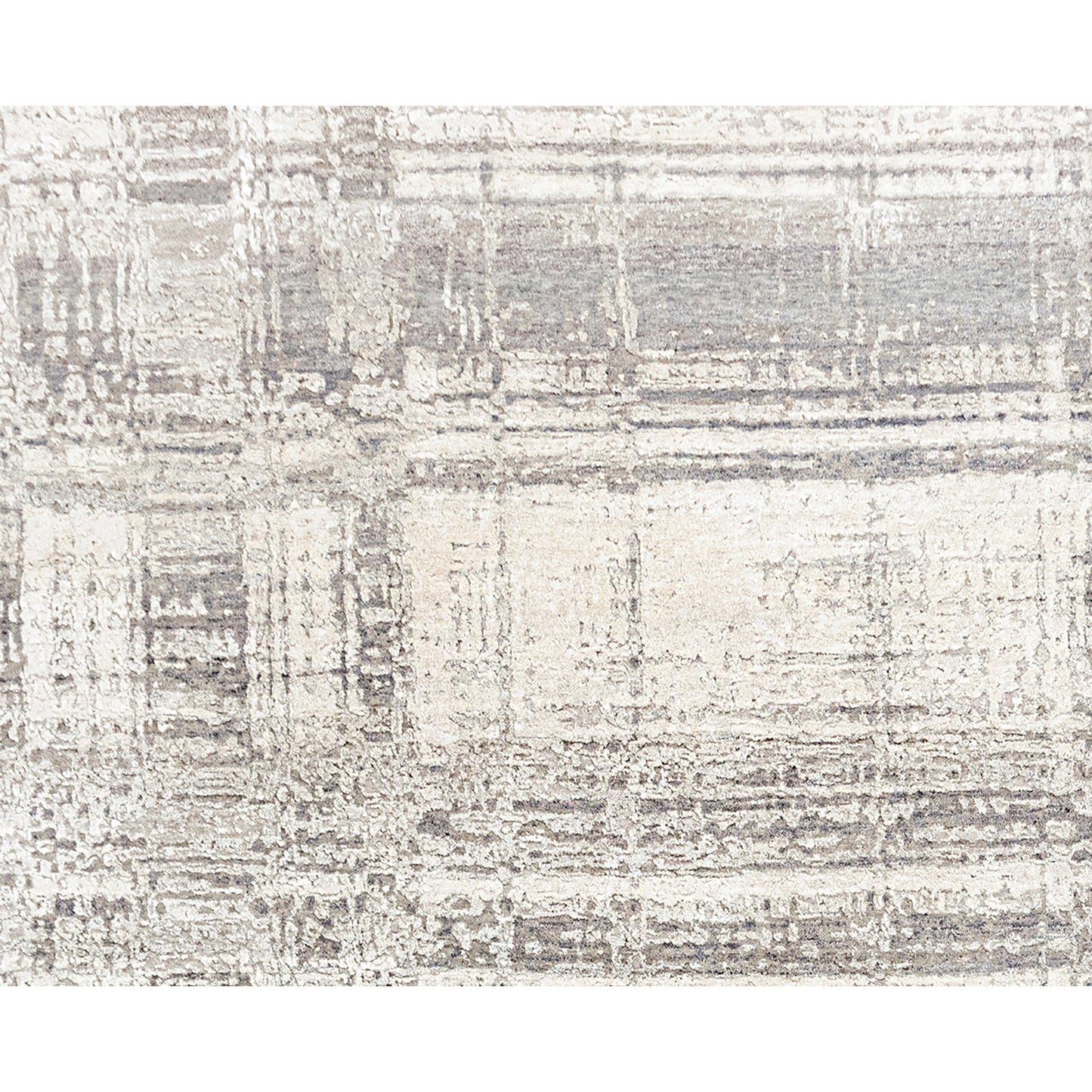 CANVAS ART W/ SILK J7009 BEIGE / GREY