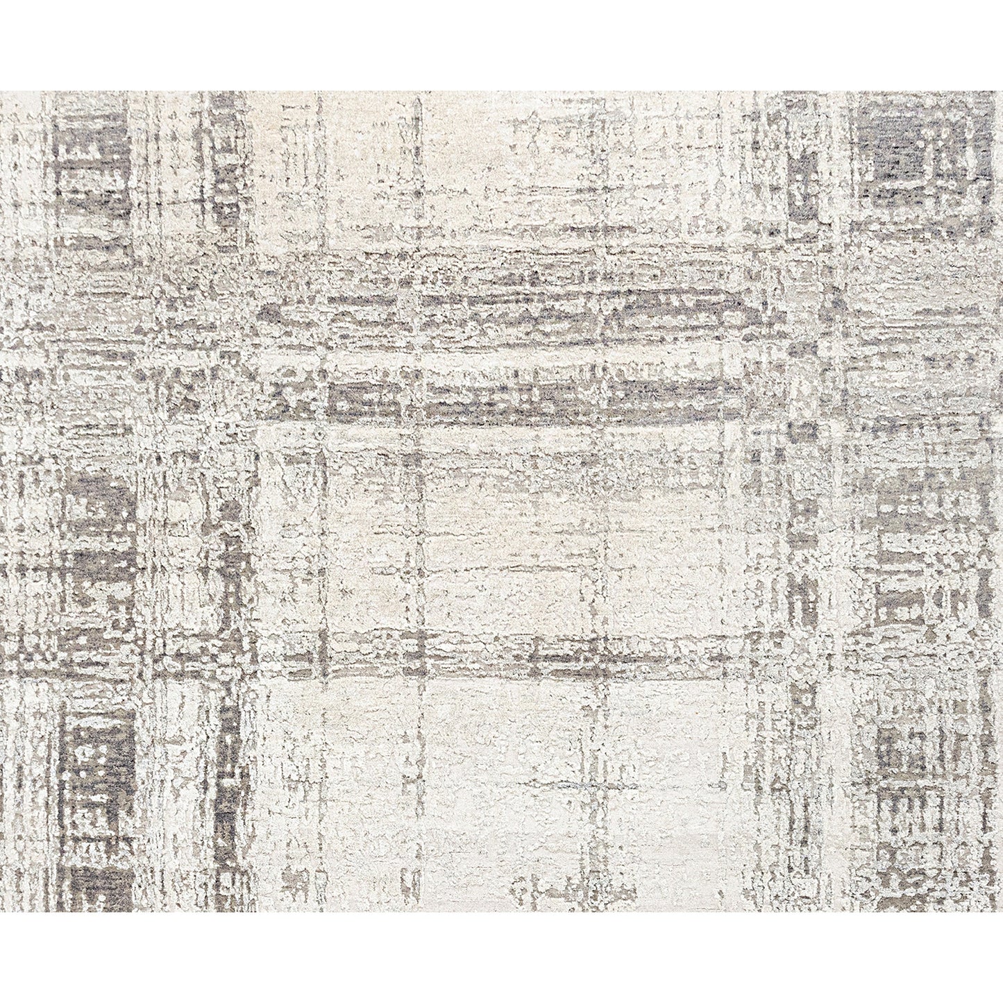 CANVAS ART W/ SILK J7009 BEIGE / GREY
