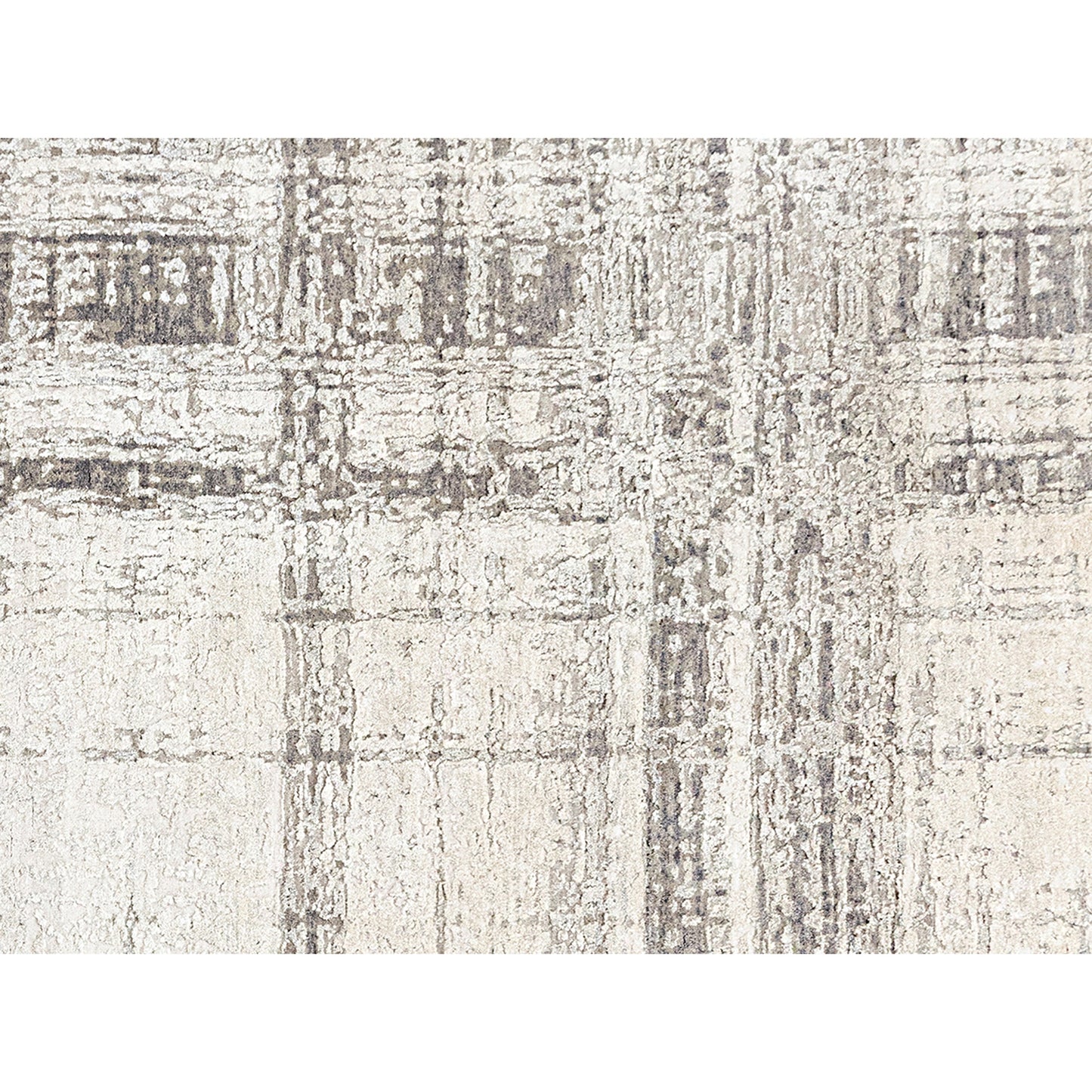 CANVAS ART W/ SILK J7009 BEIGE / GREY