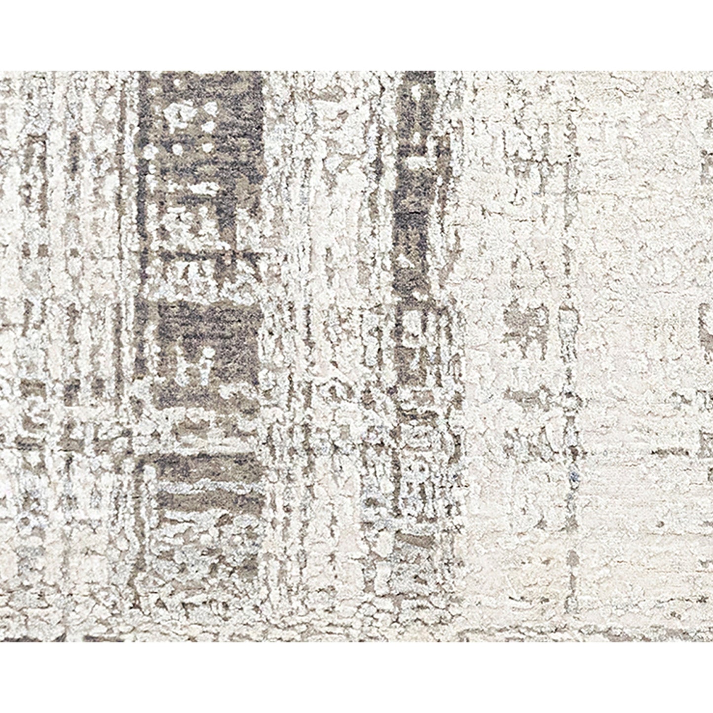 CANVAS ART W/ SILK J7009 BEIGE / GREY