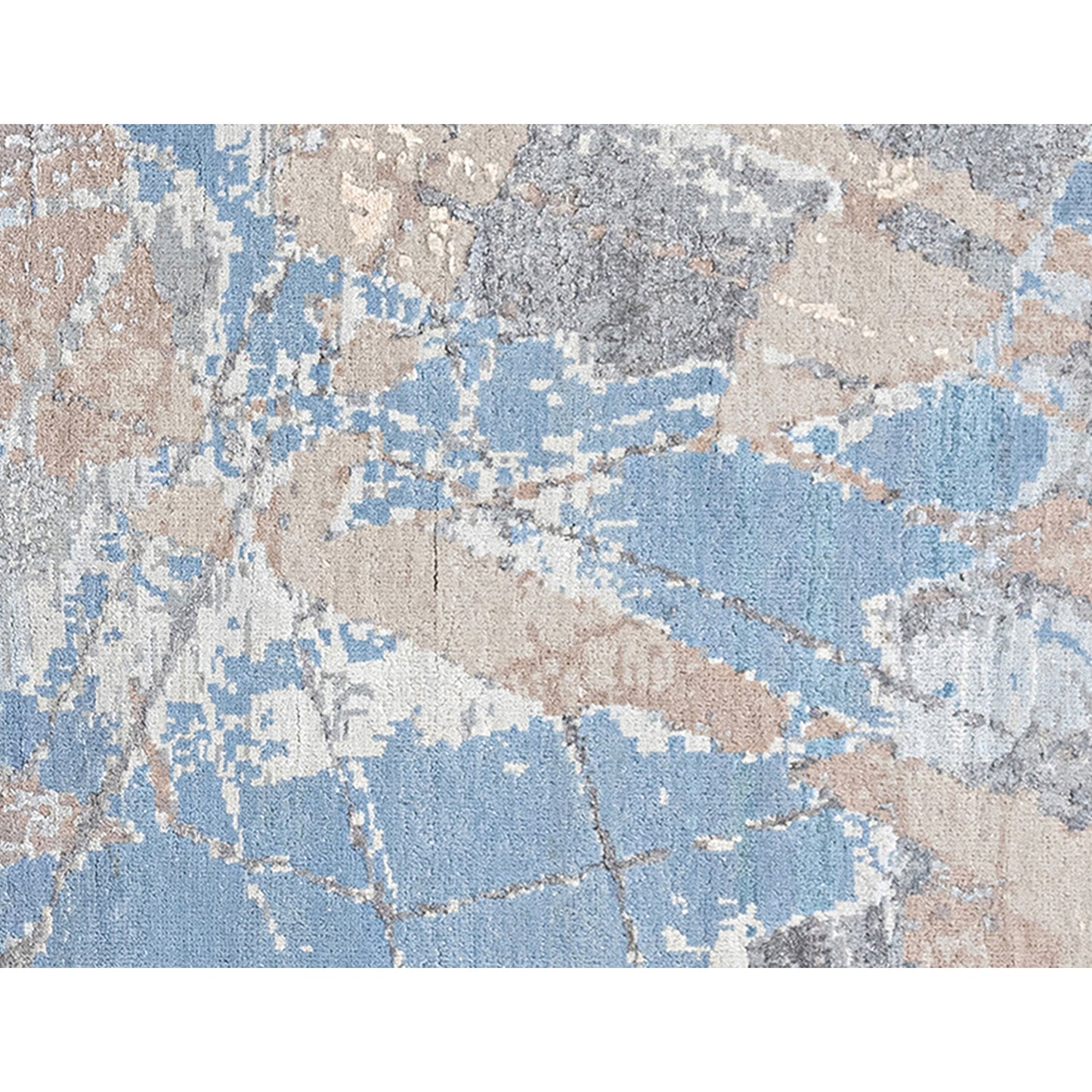 CANVAS ART W/ SILK JC689 IVORY / BEIGE