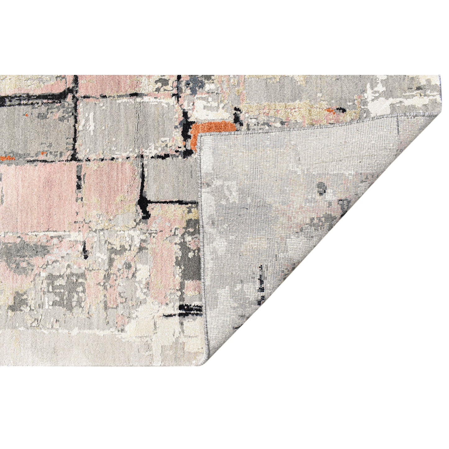 CANVAS ART W/ SILK JC692 BEIGE / BLACK
