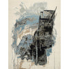 CANVAS ART W/ SILK JC692 IVORY / BLACK