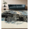 CANVAS ART W/ SILK JC692 IVORY / BLACK