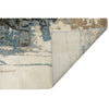 CANVAS ART W/ SILK JC692 IVORY / BLACK