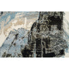 CANVAS ART W/ SILK JC692 IVORY / BLACK