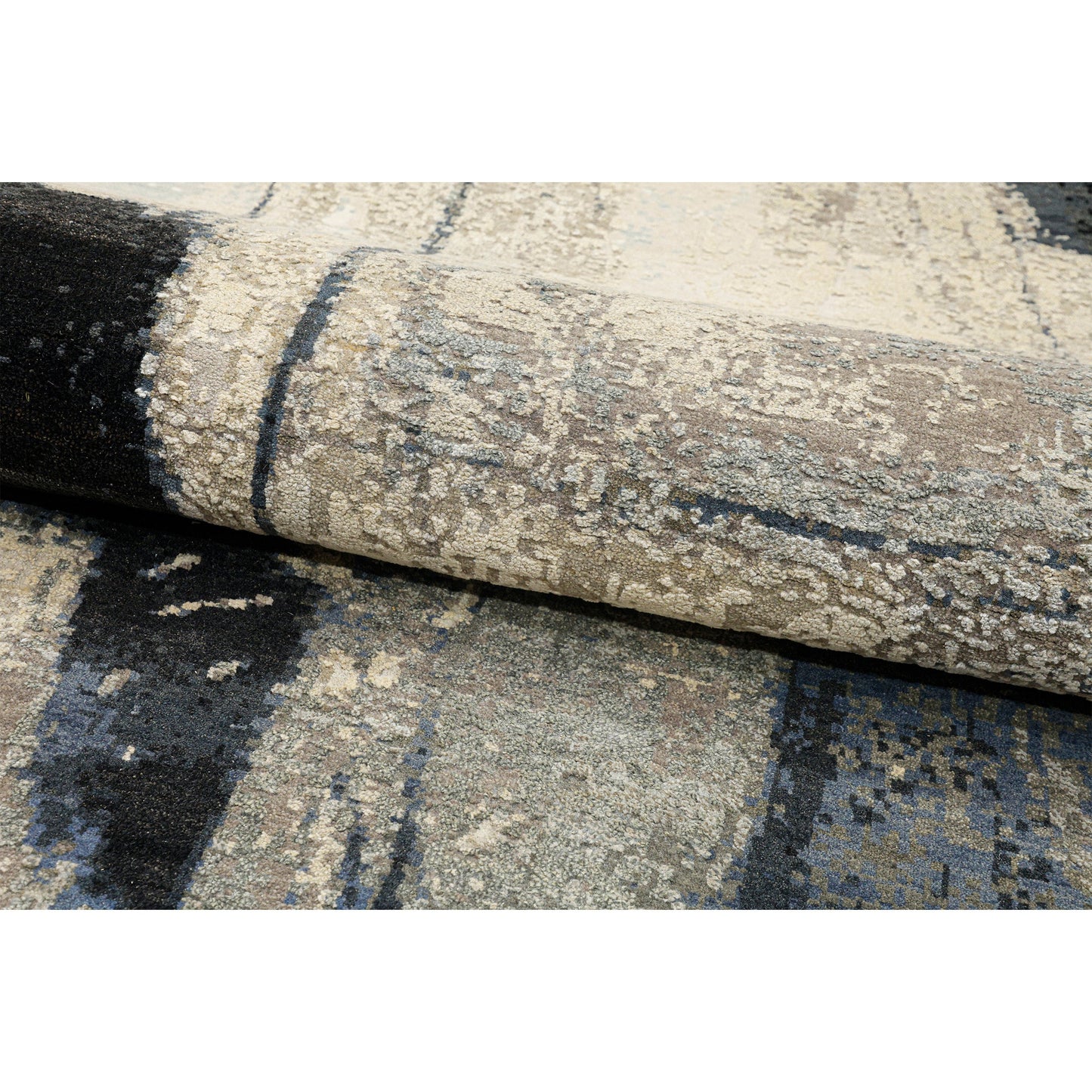 CANVAS ART W/ SILK JC696 BEIGE / BLACK
