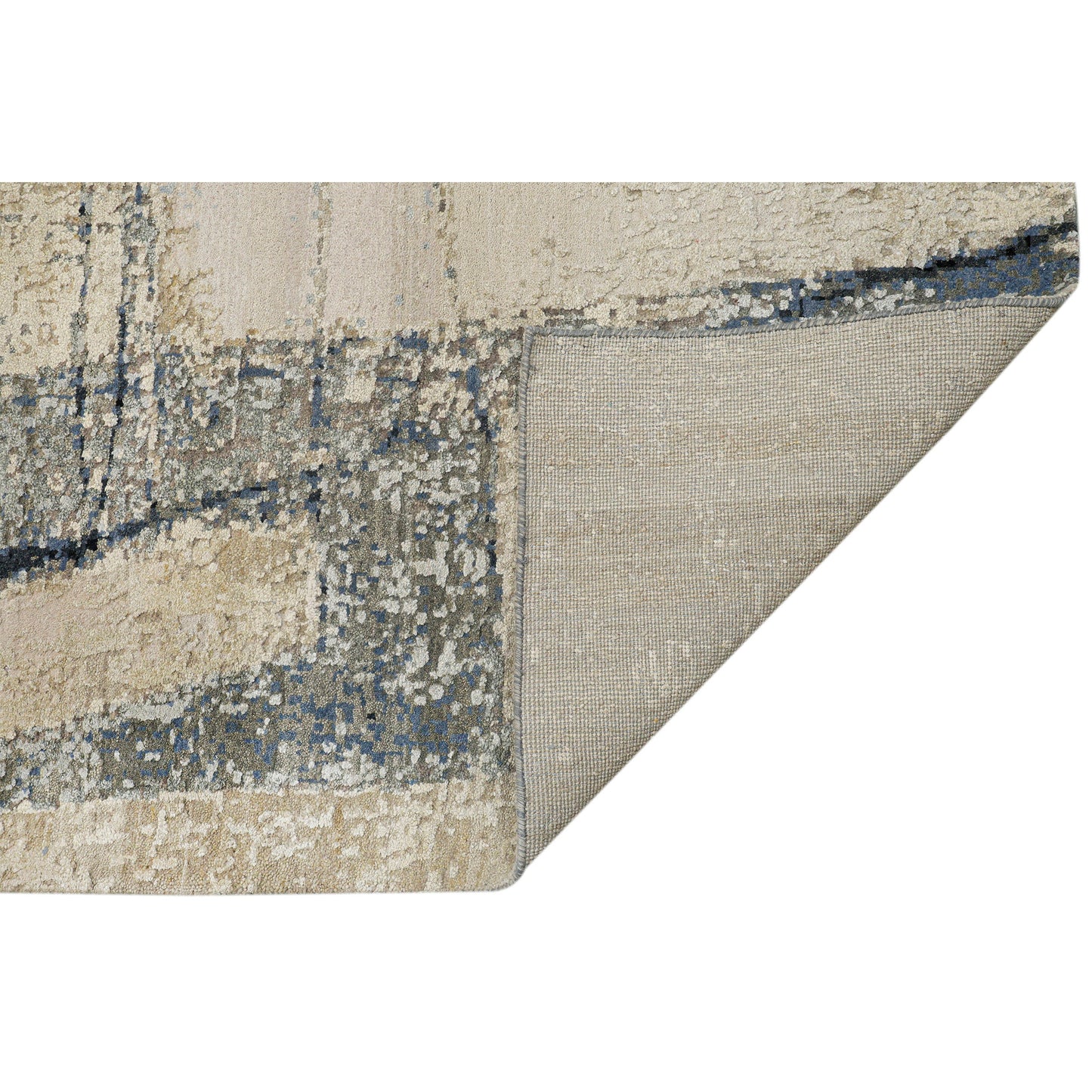 CANVAS ART W/ SILK JC696 BEIGE / BLACK
