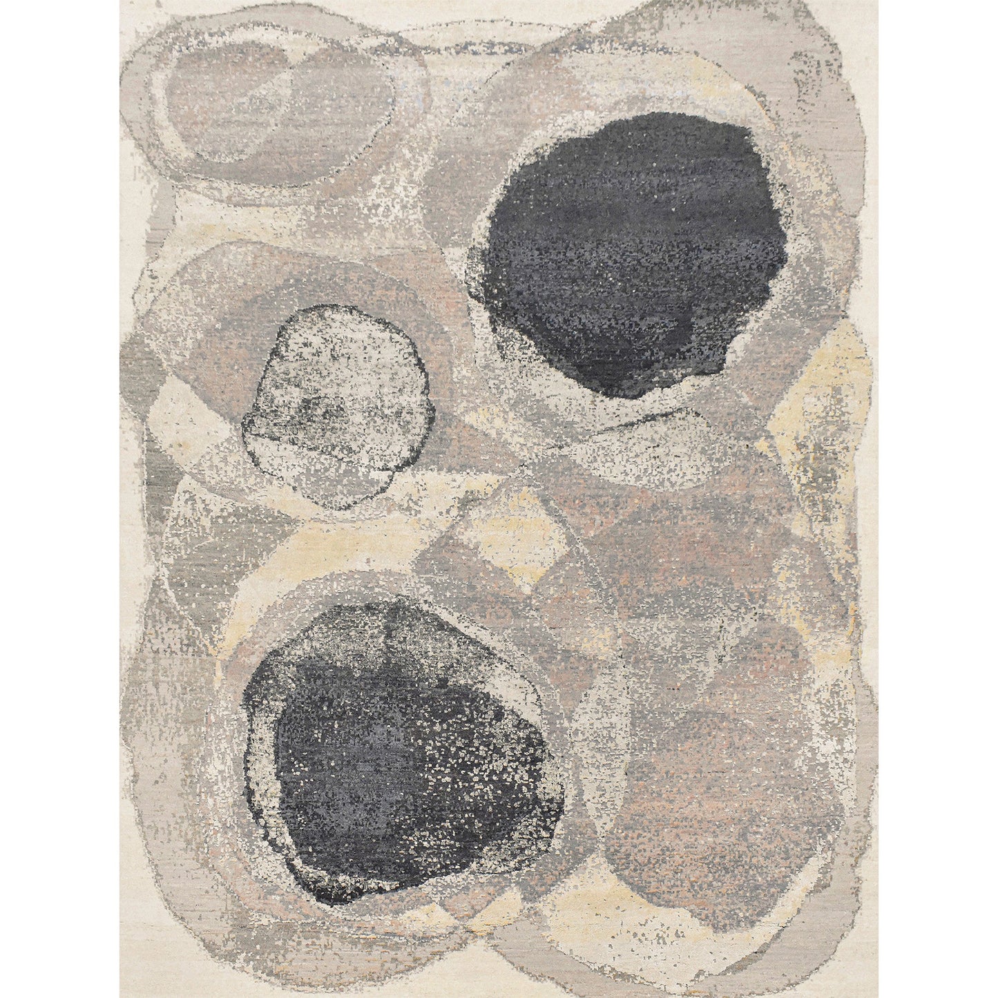 CANVAS ART W/ SILK JC698 IVORY / BEIGE