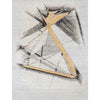 CANVAS ART W/ SILK JC700 SILVER / BLACK