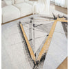 CANVAS ART W/ SILK JC700 SILVER / BLACK