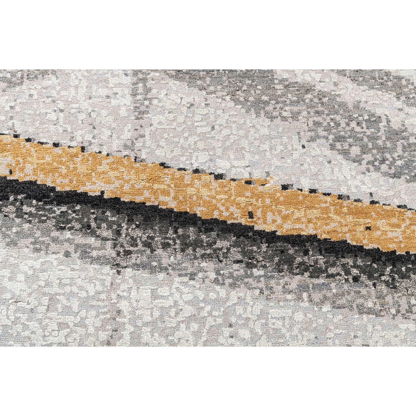 CANVAS ART W/ SILK JC700 SILVER / BLACK