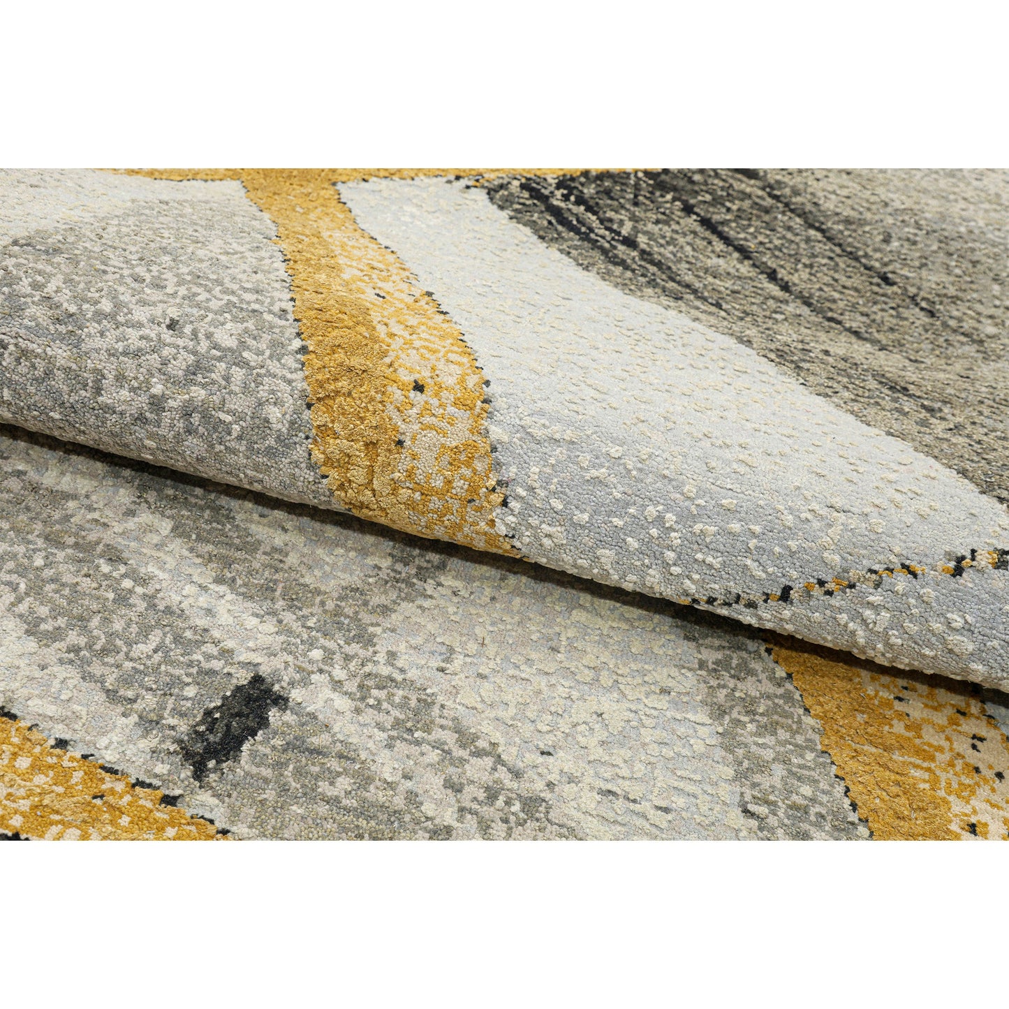 CANVAS ART W/ SILK JC700 SILVER / GREY