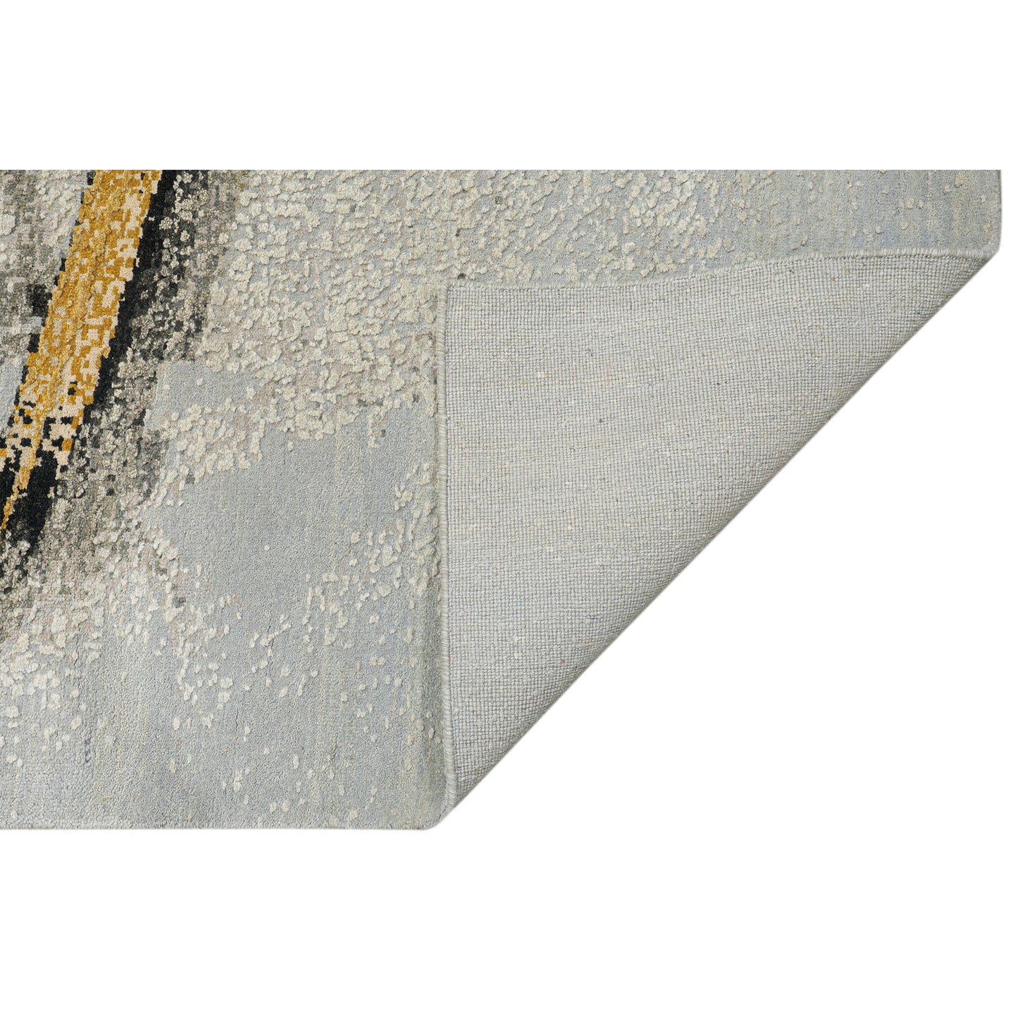 CANVAS ART W/ SILK JC700 SILVER / GREY