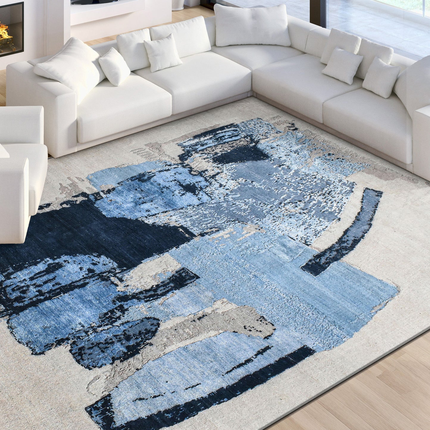 CANVAS ART W/ SILK JC702 MULTI / MULTI