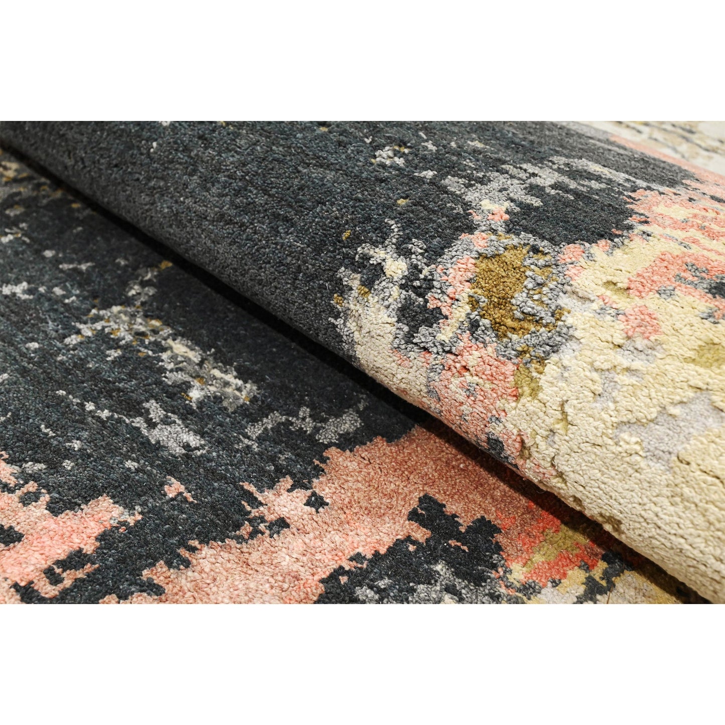 CANVAS ART W/ SILK JC704 BEIGE / BLACK