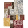 CANVAS ART W/ SILK JC708 RED / GOLD