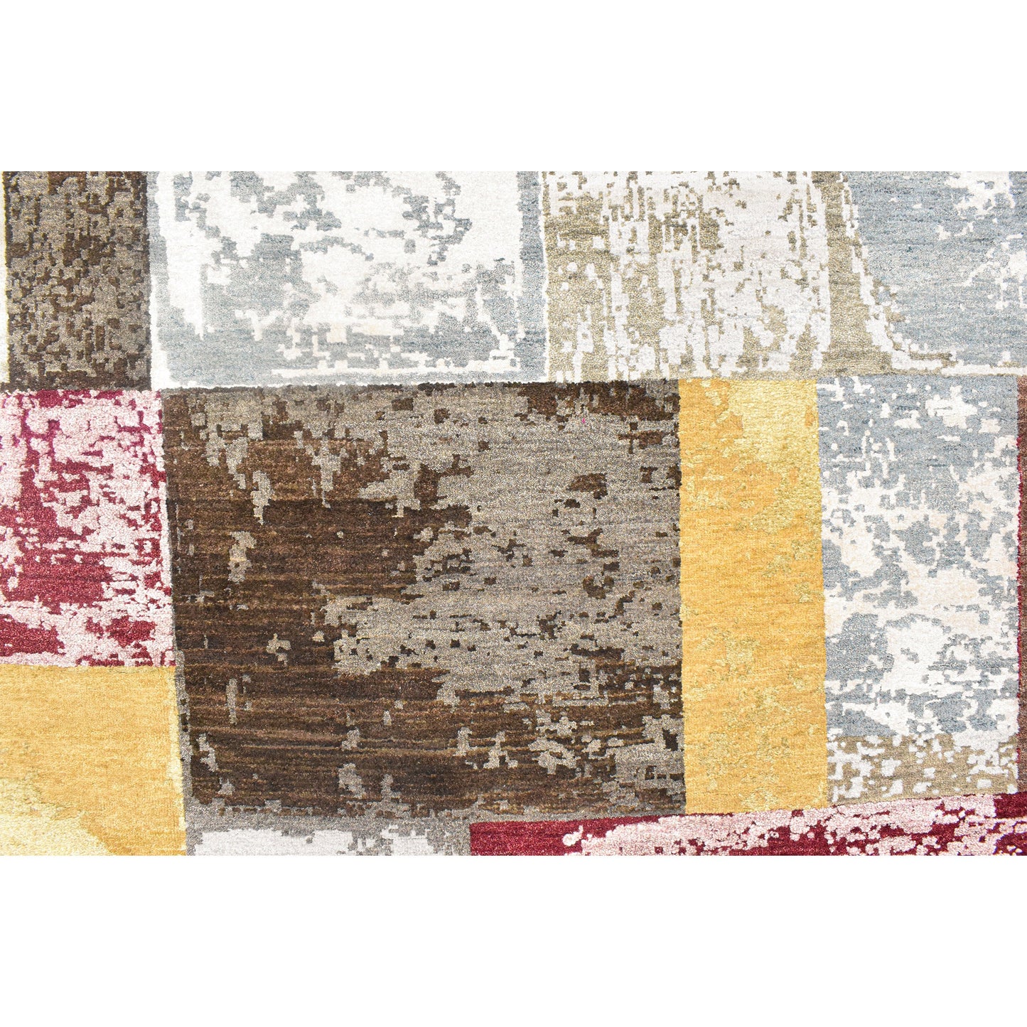 CANVAS ART W/ SILK JC708 RED / GOLD
