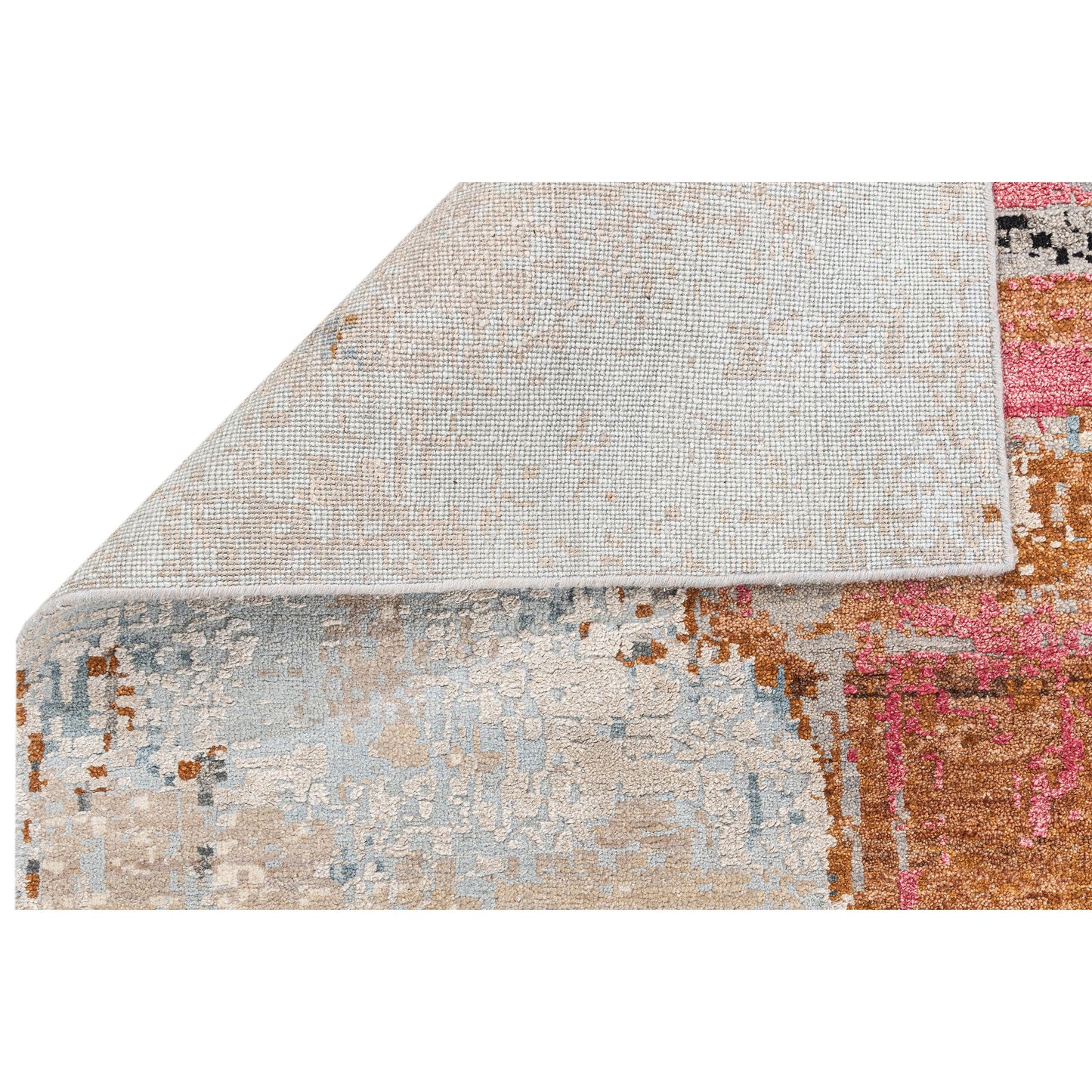 CANVAS ART W/ SILK JC709 BEIGE / BLACK