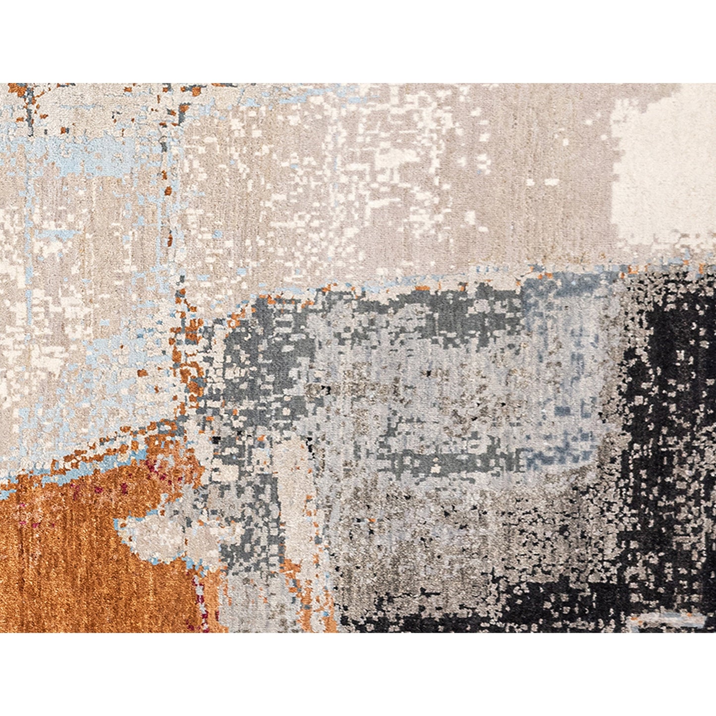 CANVAS ART W/ SILK JC709 BEIGE / BLACK
