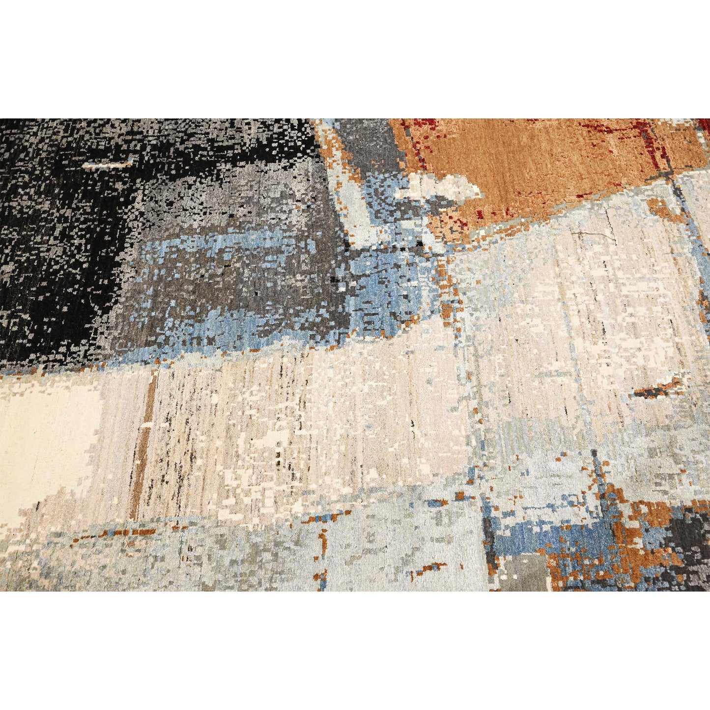 CANVAS ART W/ SILK JC709 BEIGE / BROWN