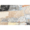 CANVAS ART W/ SILK JC709 IVORY / RED