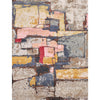 CANVAS ART W/ SILK JC710 BEIGE / MULTI