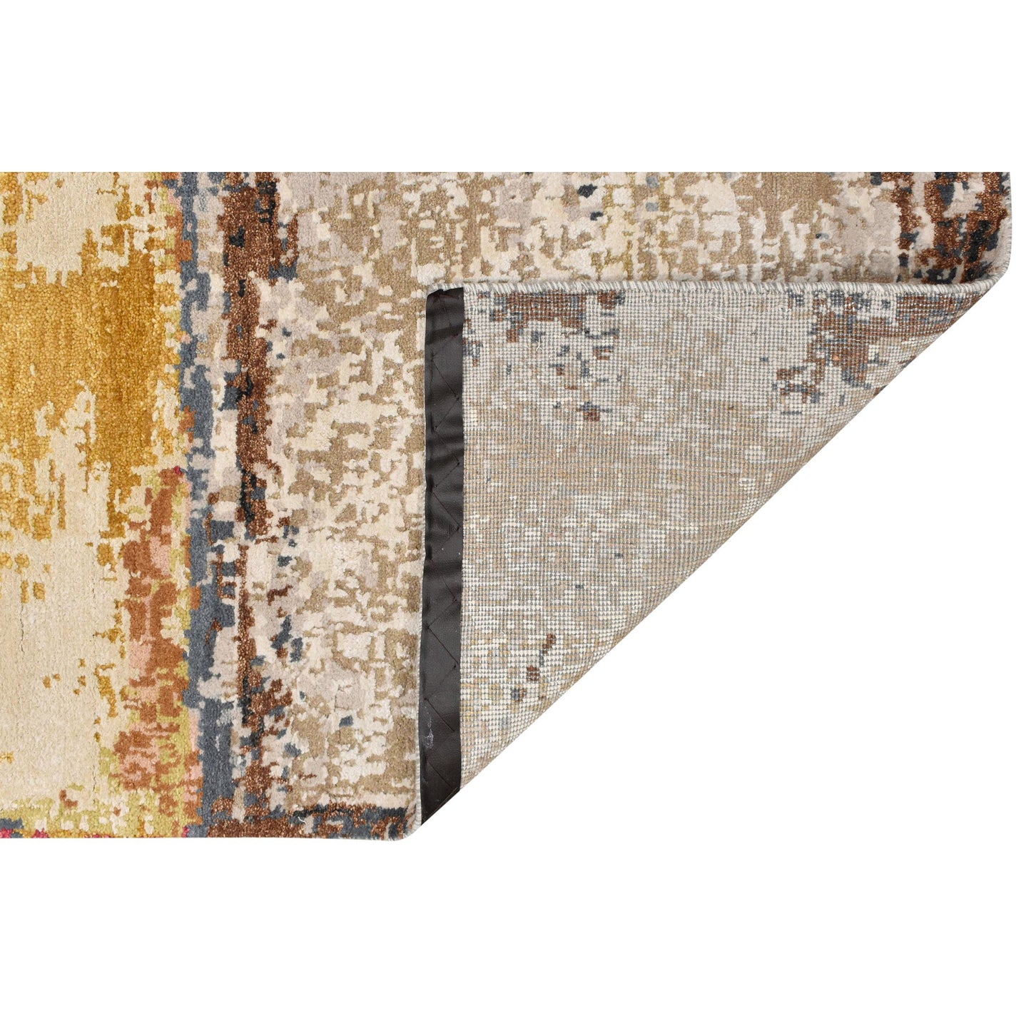 CANVAS ART W/ SILK JC710 BEIGE / MULTI