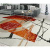 CANVAS ART W/ SILK JC713 IVORY / RED