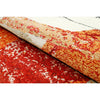 CANVAS ART W/ SILK JC713 IVORY / RED