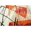 CANVAS ART W/ SILK JC713 IVORY / RED