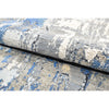 CANVAS ART W/ SILK JC716 SILVER / BLUE
