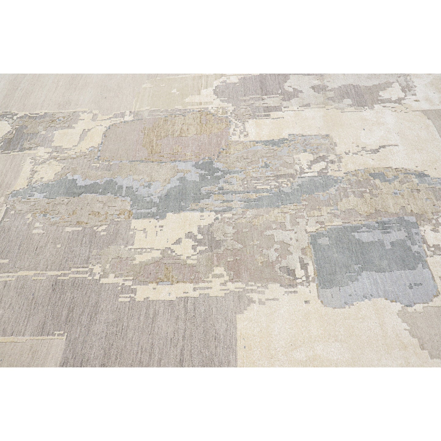 CANVAS ART W/ SILK JC719 IVORY / BEIGE