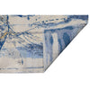 CANVAS ART W/ SILK JC720 IVORY / BLUE