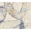 CANVAS ART W/ SILK JC720 IVORY / GREY