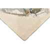 CANVAS ART W/ SILK JC720 IVORY / MULTI