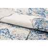 CANVAS ART W/ SILK JC725 IVORY / BLUE