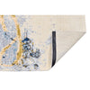 CANVAS ART W/ SILK JC726 IVORY / BLUE