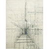 CANVAS ART W/ SILK JC728 IVORY / GREY