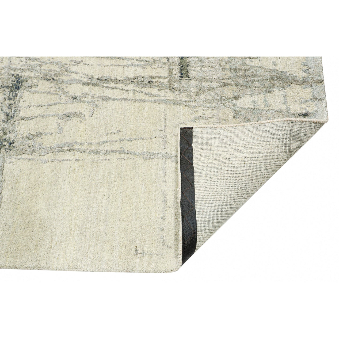 CANVAS ART W/ SILK JC728 IVORY / GREY