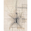 CANVAS ART W/ SILK JC728 IVORY / MULTI
