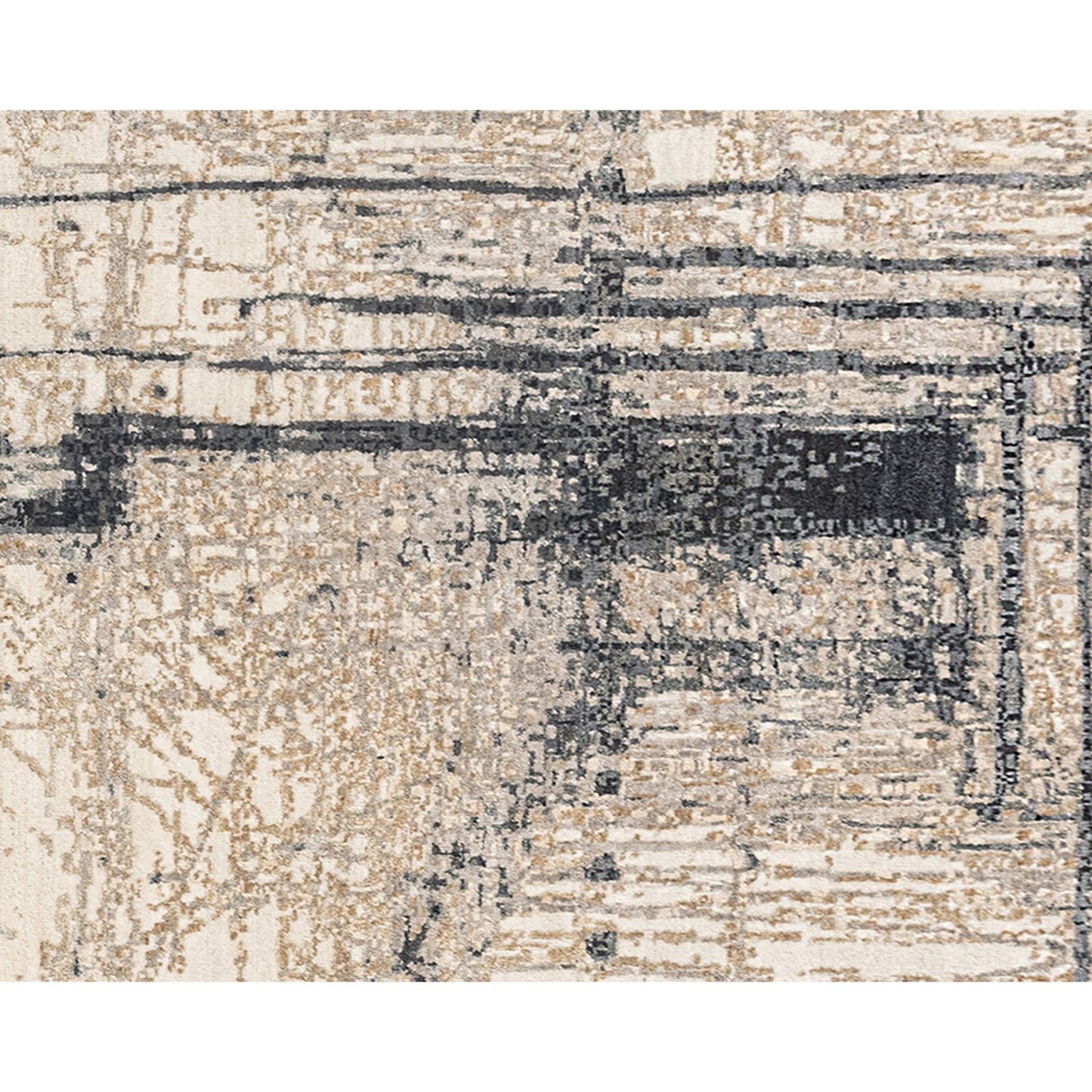 CANVAS ART W/ SILK JC728 IVORY / MULTI