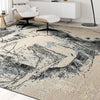 CANVAS ART W/ SILK JC734 IVORY / GREY