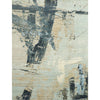 CANVAS ART W/ SILK JC736 LIGHT BLUE / BLACK