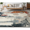 CANVAS ART W/ SILK JC737 BEIGE / RED